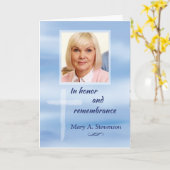 Foto Religiöses Beileid Anpassbarer Name mit Bl Karte (Gelbe Blume)