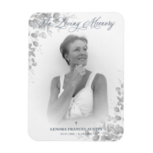 Foto Remembrance Service Liebe im Schwarz-weißen Magnet