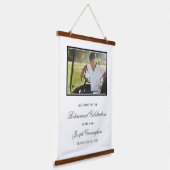 Foto Rente Party Celebration Willkommensunterschri Wandteppich Mit Holzrahmen (Gewinkelt)