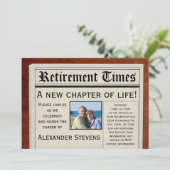 Foto Rente Party Spaß Zeitung Einladung (Stehend Vorderseite)