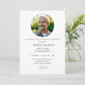 Foto-RentnerparteiFeierliche Einladung (Stehend Vorderseite)