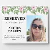 Foto reserviert für das Hochzeitszeichen der Mutte Fotoplatte (Vorderseite)