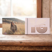 Foto Retro Elegant Blush Sweet 16 Gästebuch