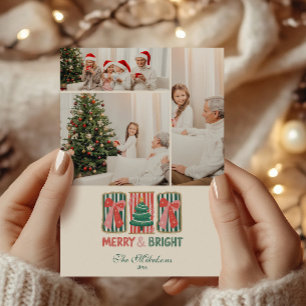 Foto Retro Frohe und strahlende Weihnachten