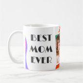 Foto Retro Wellig Pastell Muttertags Kaffeetasse (Links)