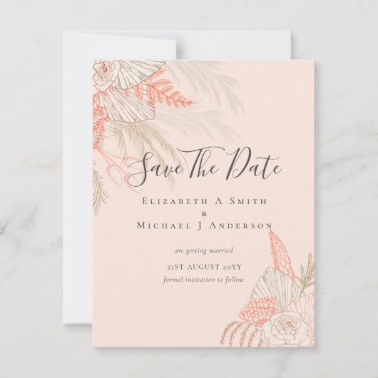 Foto Rett Dates PAMPAS GRASS Terracotta (Vorderseite)