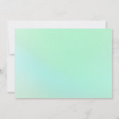 Foto Rettete unser Date Beach Glass Green Save The Date (Rückseite)