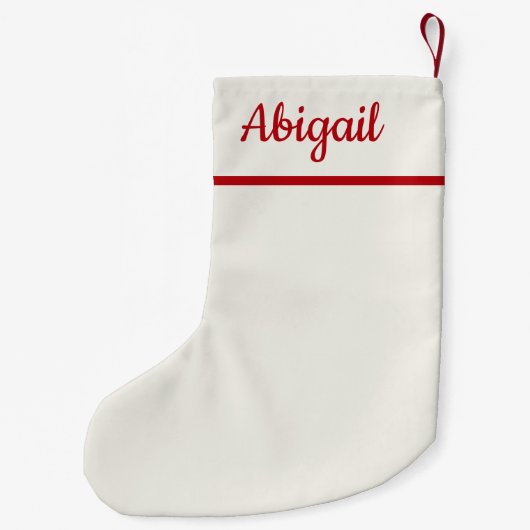 Foto Reversible Personalisiert Kleiner Weihnachtsstrumpf (Rückseite)