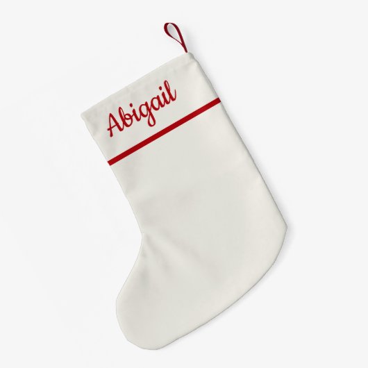 Foto Reversible Personalisiert Kleiner Weihnachtsstrumpf (Rückseite (Hängend))