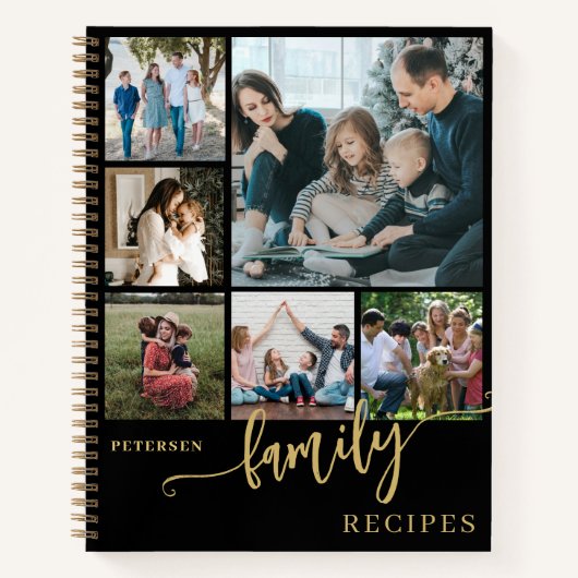 Foto-Rezepte für Familien-Rezepte Notizblock (Vorderseite)