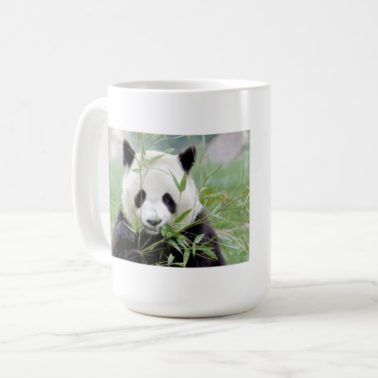 Foto Riesenpanda. Panda Geant. Kaffeetasse (Vorderseite Links)