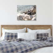 Foto Rocky Atlantic Ocean Shore Leinwanddruck (Insitu (Schlafzimmer))