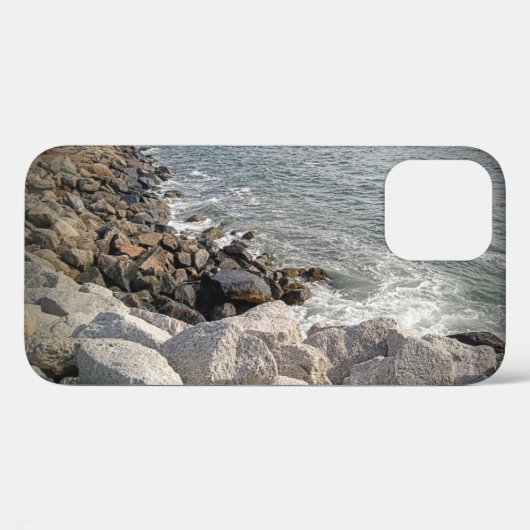 Foto Rocky Ocean Shore Case-Mate iPhone Hülle (Rückseite (Horizontal))