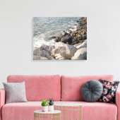 Foto Rocky Ocean Shore Leinwanddruck (Insitu (Wohnzimmer))