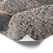 Foto Rocky Ocean Shore Poster (Ecke)