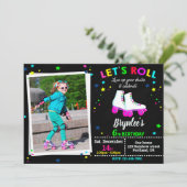 Foto Roller Einladung zum Geburtstag Sk8 (Stehend Vorderseite)