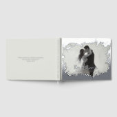 Foto Romantic Elegante Foil Gästebuch (Voll)