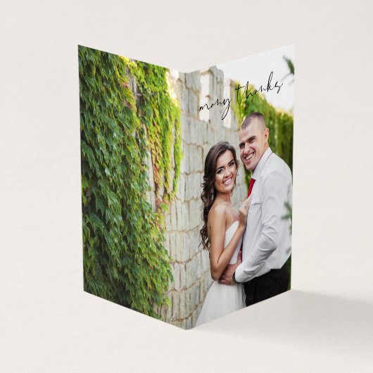 Foto Romantische botanische Zweige Whimsikschrift (Vorderseite)