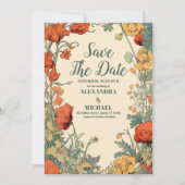 Foto Romantische Jugendstil-Hochzeit Save The Date (Vorderseite)