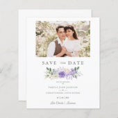 Foto Romantische Lila Shades Rose Wreath Wedding  (Vorne/Hinten)