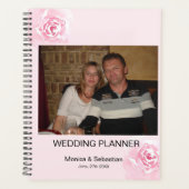 Foto-Rosa-Hochzeitsplaner Planer (Vorderseite)