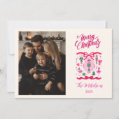 Foto Rosa Nussknacker Weihnachten (Vorderseite)