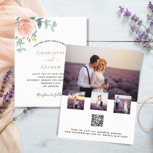Foto Rose Blumenstrauß Foto QR UAWG Budget Hochzei