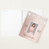 Foto Rose Gold Silber Glitzer Termin 2025 Planer (Anzeige)