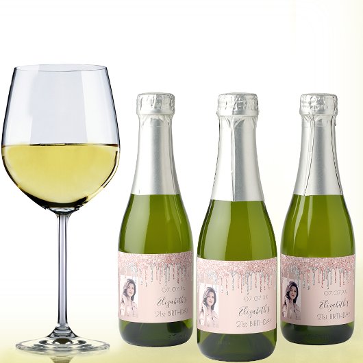 Foto Rose Schaumweinetikett