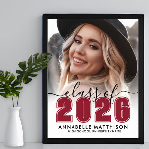 Foto Rot Abschluss Party Schild