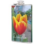 Foto Rot-Gelb-Tulip Flachmann (Links)