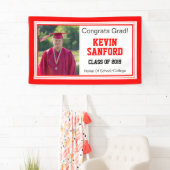 Foto Rot und Weiß Grad 1 Banner (Insitu)