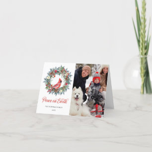 FOTO Roter Kardinal Wreath Weihnachten