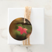 Foto Roter Leaf Nature Geschenkanhänger (Beispiel)