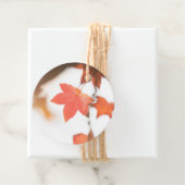 Foto Roter Leaf Nature Geschenkanhänger (Beispiel)