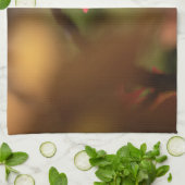 Foto Roter Leaf Nature Geschirrtuch (Gefaltet)