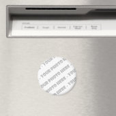 Foto Round Magnet - Erstellen Sie Ihre eigenen (In Situ (Geschirrspüler))