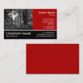 Foto - Ruby Red - im Wald Visitenkarte (Vorne/Hinten)