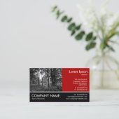 Foto - Ruby Red - im Wald Visitenkarte (Stehend Vorderseite)