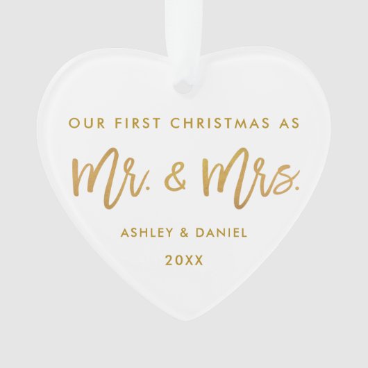 Foto-Rückseite des Goldbürsten-Skript-erste Ornament (Vorderseite)