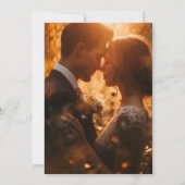 Foto Rustic Elegant Woodland Pilz Hochzeit Save The Date (Rückseite)