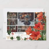 Foto Rustic Red Amaryllis Weihnachten (Vorderseite)