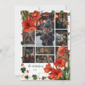 Foto Rustic Red Amaryllis Weihnachten (Vorderseite)