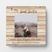 Foto Rustic Wood Plaque Soul Sister Foto Fotoplatte (Vorderseite)