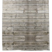 Foto, rustikale Holzplanks Deck Duschvorhänge Duschvorhang (Vorderseite)