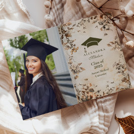 Foto Rustikale Vintage Wildblume Bloom Abschluss Ankündigung