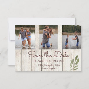 Foto Rustikaler Chic Moderne Einfache Hochzeit Save The Date