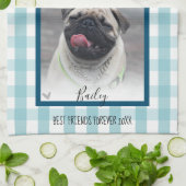 Foto Rustikaler Karierter Keepake Geschirrtuch (Gefaltet)