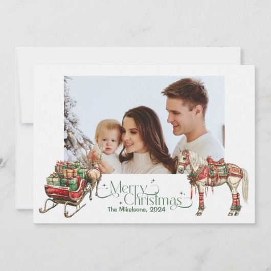 Foto Rustikaler Western Weihnachten (Vorderseite)