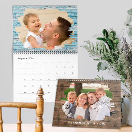 Foto Rustikales Holz 2024 Kalender